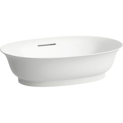 Umywalka 55x38 cm owalna nablatowa biała H8128537571091 Laufen The New Classic