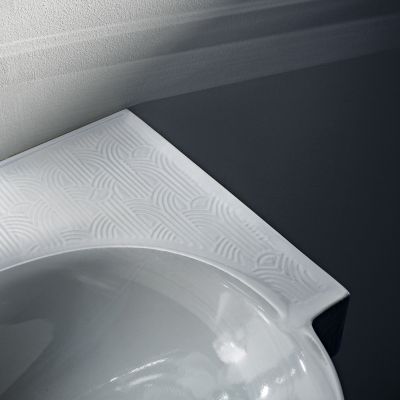 Umywalka 60x48 cm półokrągła biała H813853R021041 Laufen The New Classic