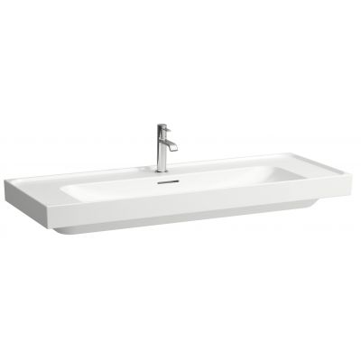 Umywalka 120x46 cm prostokątna ścienna-meblowa biała H8141110001091 Laufen Meda