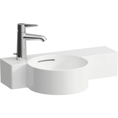 Umywalka 55x31.5 cm półokrągła ścienna biała H8152830001051 Laufen Val