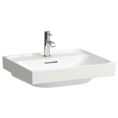 Umywalka 55x46 cm prostokątna ścienna biała H8161124001091 Laufen Meda