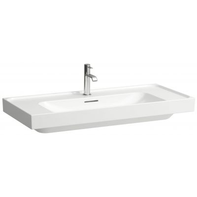 Umywalka 100x46 cm prostokątna ścienna biała H8161194001041 Laufen Meda