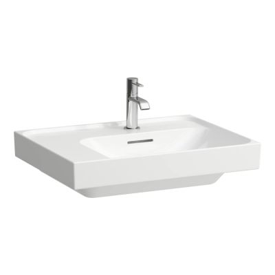 Umywalka 60x46 cm prostokątna meblowa czarna H8181127161091 Laufen Meda