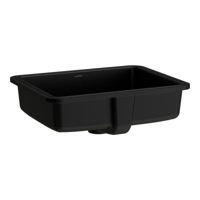 Umywalka 44x33 cm prostokątna podblatowa czarna H8189477161091 Laufen Savoy