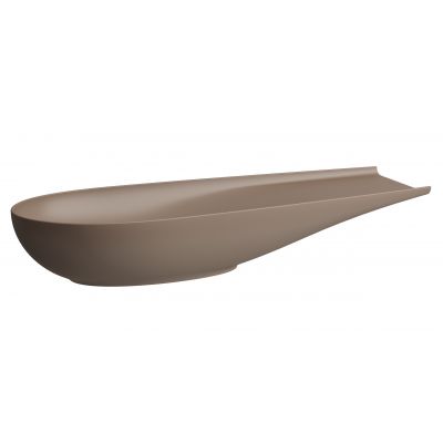 Umywalka 100x38 cm owalna nablatowa brąz/beż H8189741881121 Laufen Il Bagno Alessi