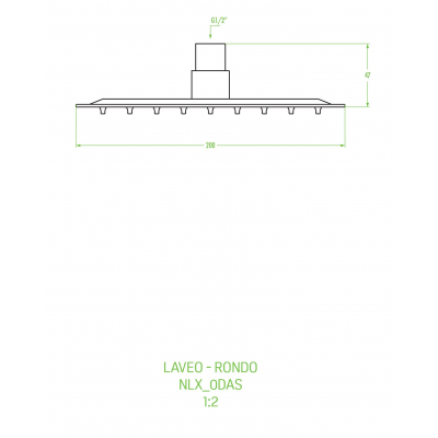 Laveo Rondo NLX0DAS deszczownica