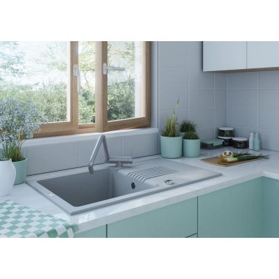 Zlewozmywak granitowy 65x44 cm SBC713T Laveo Celia