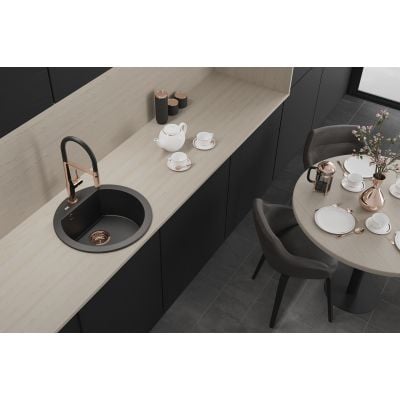 Zlewozmywak granitowy 78x47 cm SBD720T Laveo Dafne