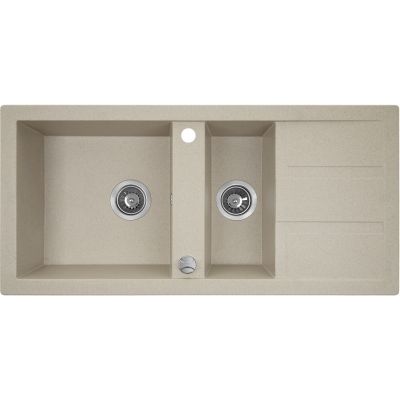 Zlewozmywak granitowy 100x48 cm SBB431T Laveo Barbados