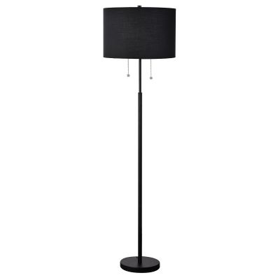Lampa stojąca 2x15 W czarna LP03042FBK Light Prestige Fogo