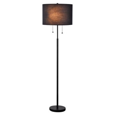 Lampa stojąca 2x15 W czarna LP03042FBK Light Prestige Fogo