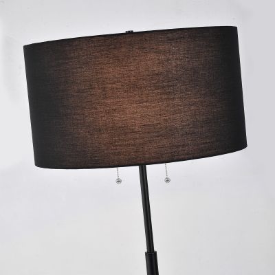 Lampa stojąca 2x15 W czarna LP03042FBK Light Prestige Fogo