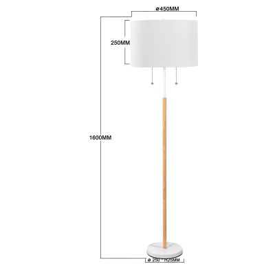 Lampa stojąca 2x15 W biała LP03042FWH Light Prestige Fogo