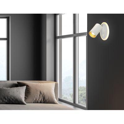 Kinkiet 1x8 W biały LP06121WSWH Light Prestige Parma
