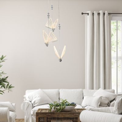 Lampa wisząca 3x24 W chrom LP17153PCH Light Prestige Mariposa