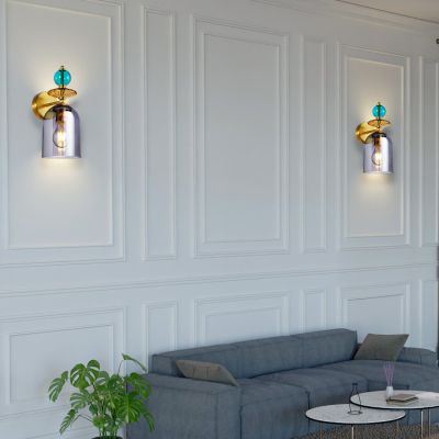 Kinkiet 1x W przydymiony LP20041WSM Light Prestige Tropea