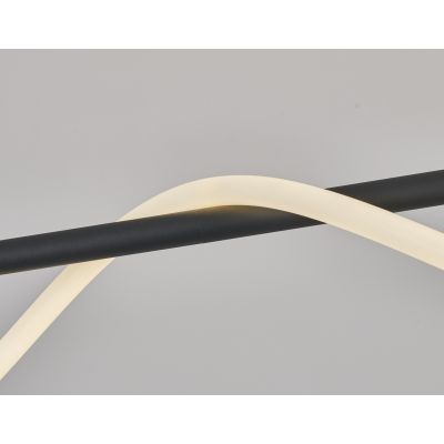 Lampa wisząca 1x24 W biała-czarna LP23451PSBK Light Prestige Meleca