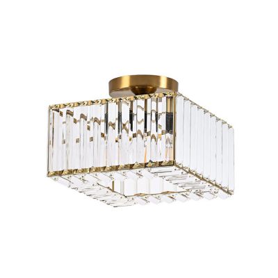 Lampa podsufitowa 1x15 W złota LP29101CGDsquare Light Prestige Vetro
