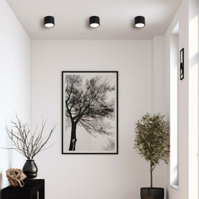 Lampa podsufitowa 1x7 W czarna LP63311SMIP65BK Light Prestige Kendal