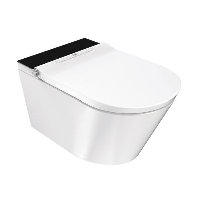 Toaleta myjąca wisząca bez kołnierza ze spłukiwaniem wirowym biała 4020FB Major&Maker Deluxe B