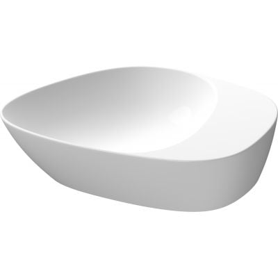 Umywalka 48x40 cm nablatowa biała K682005 Meissen Keramik Kontra