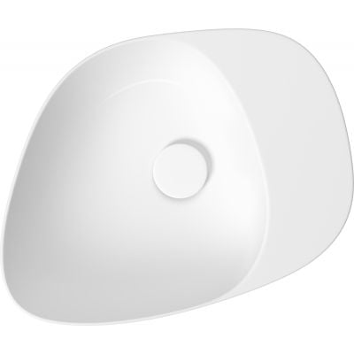 Umywalka 48x40 cm nablatowa biała K682005 Meissen Keramik Kontra