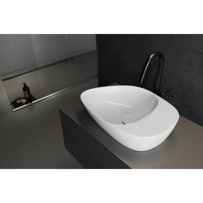 Umywalka 48x40 cm nablatowa biała K682005 Meissen Keramik Kontra