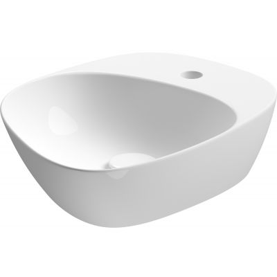 Umywalka 48x40 cm nablatowa biała K682006 Meissen Keramik Kontra