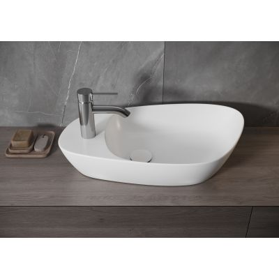 Umywalka 48x40 cm nablatowa biała K682006 Meissen Keramik Kontra