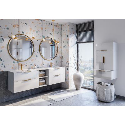 Szafka 60x46x55 cm podumywalkowa wisząca dab BOLPUW602002 Mebelmark Bologna