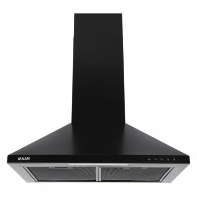 Okap przyścienny 49.6 cm czarny OVL250DEPCS3CZMCEO Maan Vela