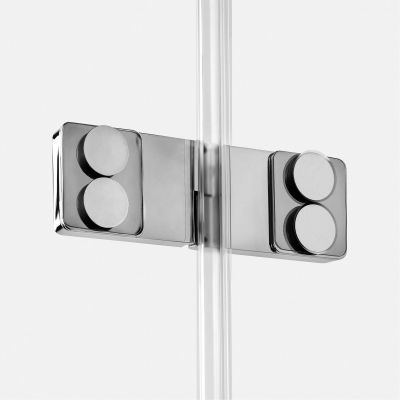 Drzwi prysznicowe 120 cm uchylne chrom połysk/szkło przezroczyste EXK4459 New Trendy Eventa