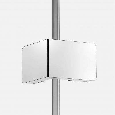 Kabina prysznicowa 100x80 cm prostokątna chrom połysk/szkło przezroczyste EXK4576 New Trendy Eventa