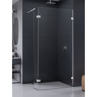 Ścianka prysznicowa walk-in 33 cm chrom połysk/szkło przezroczyste EXK4640 New Trendy Eventa