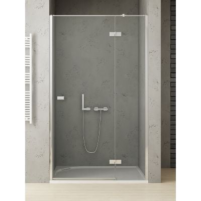 Drzwi prysznicowe 100 cm uchylne chrom połysk/szkło przezroczyste EXK5062 New Trendy Reflexa