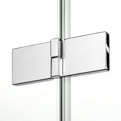 Drzwi prysznicowe 200 cm uchylne chrom połysk/szkło przezroczyste EXK5073 New Trendy Reflexa