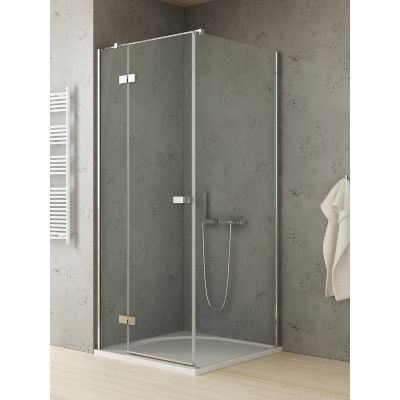 Kabina prysznicowa 120x80 cm prostokątna chrom połysk/szkło przezroczyste EXK5152 New Trendy Reflexa