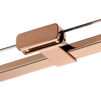 Kabina prysznicowa 100x80 cm prostokątna miedź połysk/szkło przezroczyste EXK6403 New Trendy Eventa Copper Shine