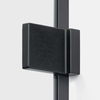 Drzwi prysznicowe 120 cm uchylne czarny mat/szkło przezroczyste EXK6844 New Trendy Avexa Black XR