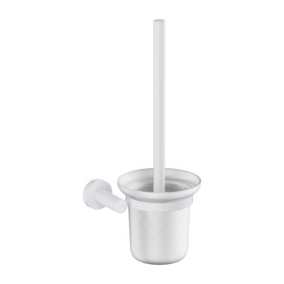 Szczotka toaletowa ścienna biała MP60620WM Omnires Modern Project