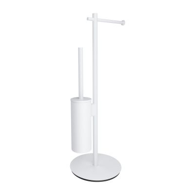 Stojak ze szczotką do WC biały MP60810WM Omnires Modern Project