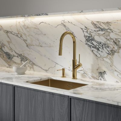 Bateria kuchenna stojąca BE6455BSB Omnires Bend