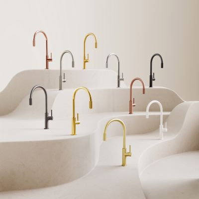 Omnires Switch SW9057NI bateria kuchenna z filtrem stojąca nikiel