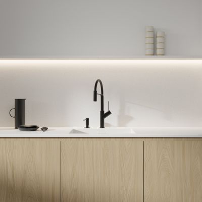 Bateria kuchenna stojąca czarna VI6350BLBL Omnires Vita