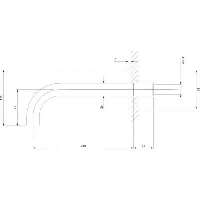 Omnires Y WDYCR wylewka do baterii