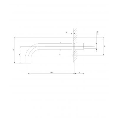 Omnires Y WDYGL wylewka do baterii