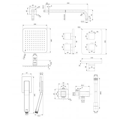 Zestaw Omnires SL7715GR + Omnires SYSSL11GR