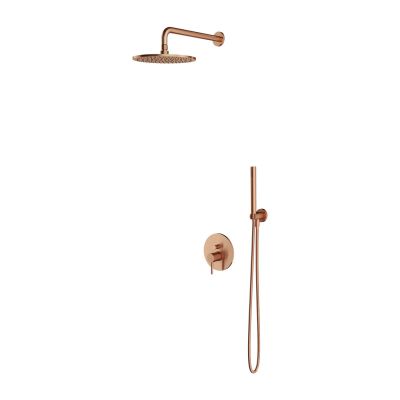 Zestaw prysznicowy podtynkowy z deszczownicą miedź SYSY35CPB Omnires Y