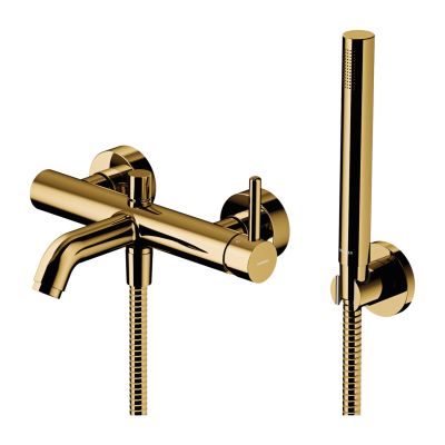 Zestaw wannowo-prysznicowy ścienny złoty Y1231GL Omnires Y