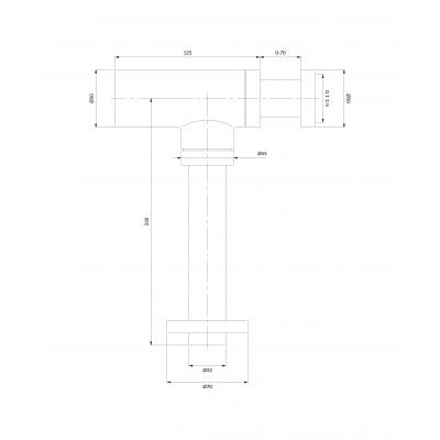 Syfon do umywalki A186GR Omnires